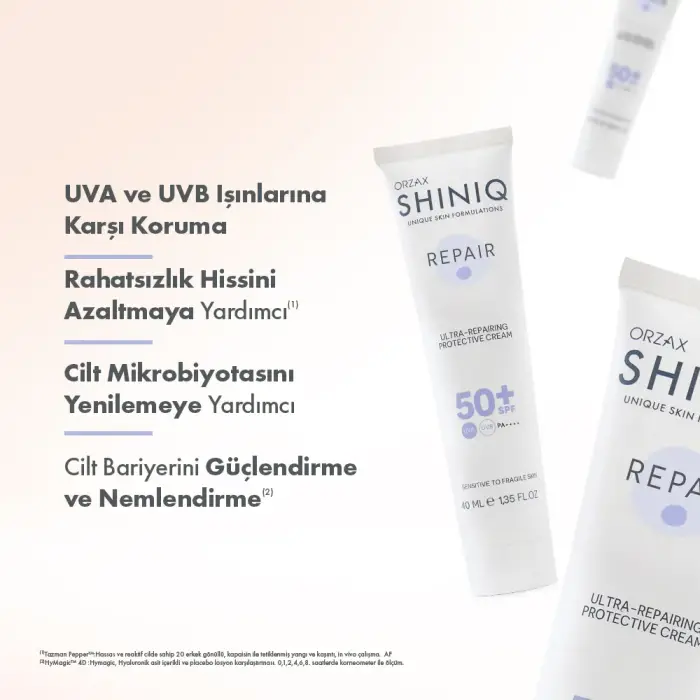 Shiniq Onarıcı ve Koruyucu Bakım Kremi SPF 50+ 40 ml - 3