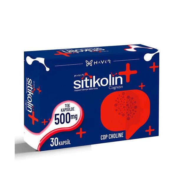 Sitikolin Cognizin 500 mg 30 Kapsül - 1