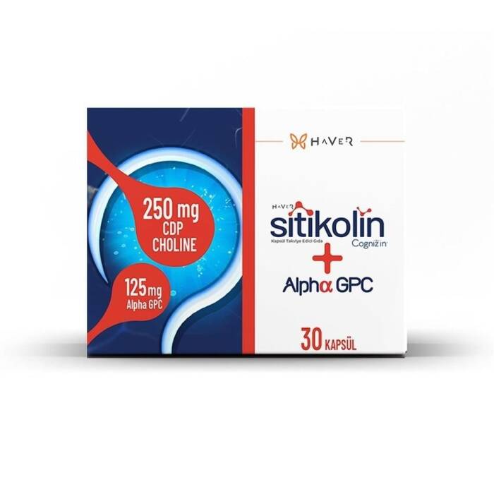 Sitikolin Cognizin + Alpha GPC 30 Kapsül - 1