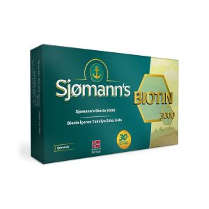 Sjomann's Biotin 3000 30 Çiğnenebilir Jel Form - Sjomann's