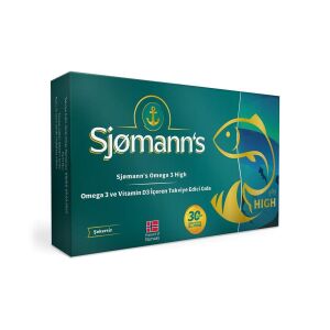 Sjomann's Omega 3 High 30 Çiğnenebilir Jel Form - Sjomann's
