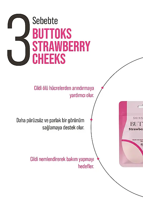 Skin Sensual Buttoks Strawberry Cheeks Mask 50 ml - 6