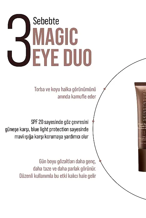 Skin Sensual Magic Eye Duo Repair & CC Medium to Dark SPF 20 15 ml - 5