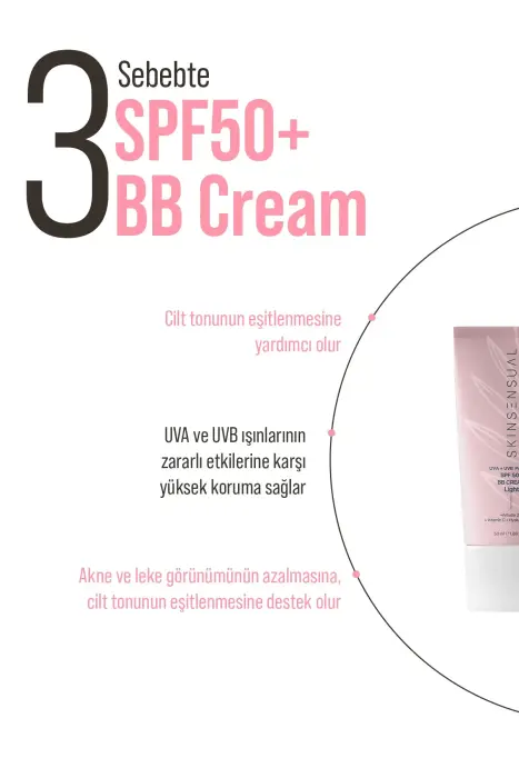 Skin Sensual SPF 50+ BB Cream Light 50 ml - 5