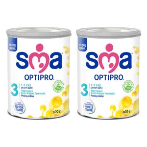 SMA Optipro 3 Probiyotik 1-3 Yaş Devam Sütü 800 gr x2 - SMA