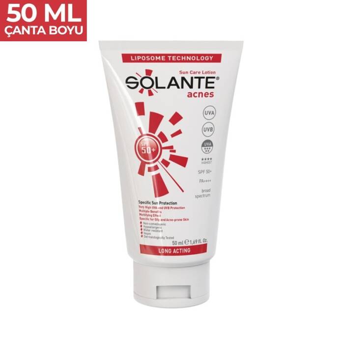 Solante Acnes SPF50+ Losyon 50 ml - 1