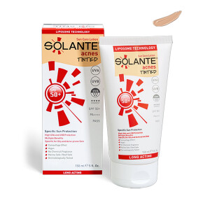 Solante Acnes Tinted SPF50+ Losyon 150 ml - Solante
