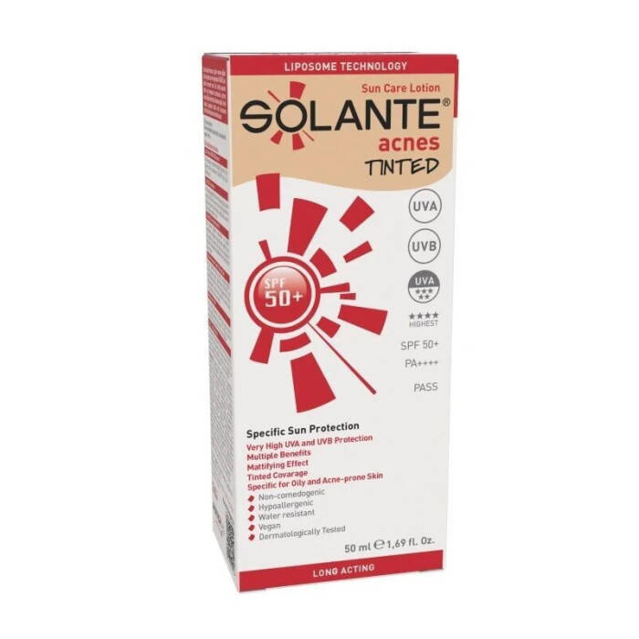 Solante Acnes Tinted SPF50+ Losyon 50 ml - 2