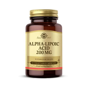 Solgar Alpha Lipoic Acid 200 mg 50 Bitkisel Kapsül - Solgar