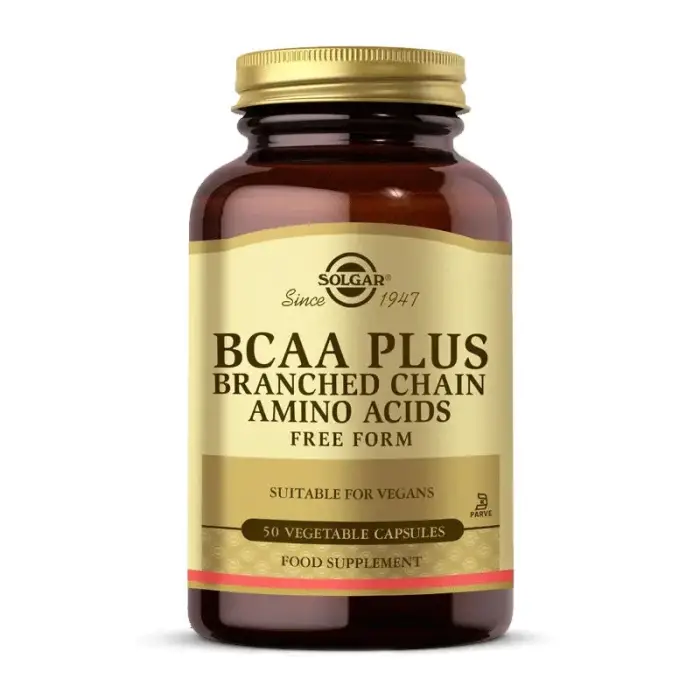 Solgar BCAA Plus 50 Bitkisel Kapsül - 1
