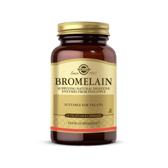Solgar Bromelain 150 mg 60 Kapsül - 1
