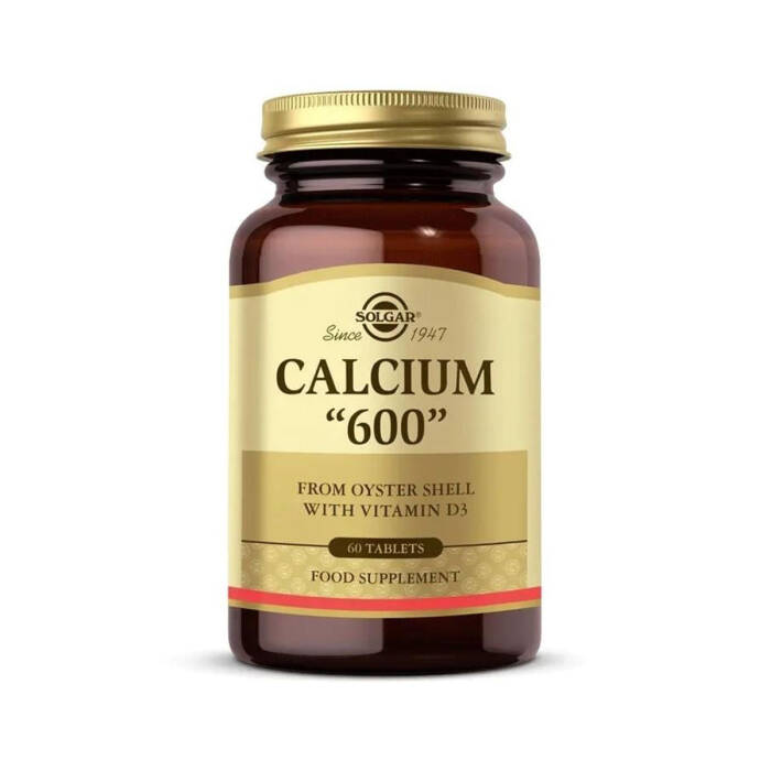 Solgar Calcium 600 (Oyster Shell) 60 Tablet - 1