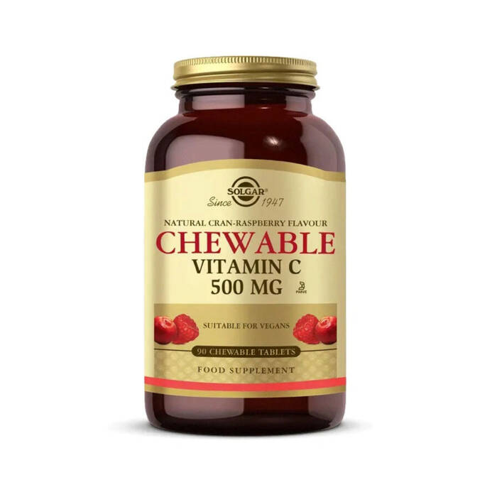 Solgar Chewable Vitamin C 500 mg 90 Çiğneme Tableti - 1