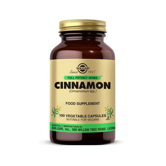 Solgar Cinnamon 100 Bitkisel Kapsül - 1