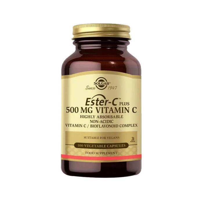 Solgar Ester-C Plus 500 mg Vitamin C 100 Bitkisel Kapsül - 1