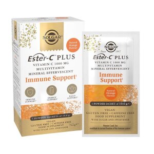 Solgar Ester-C Plus Vitamin C 1000 mg Multivitamin 7 Efervesan Toz Saşe - Solgar
