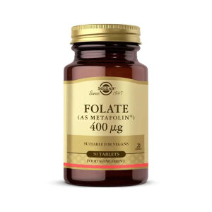 Solgar Folate (Metafolin) 400 mcg 50 Tablet - Solgar