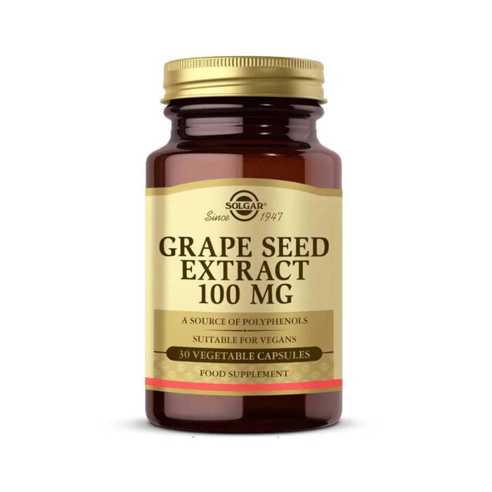 Solgar Grape Seed Extract 100 mg 30 Kapsül - 1
