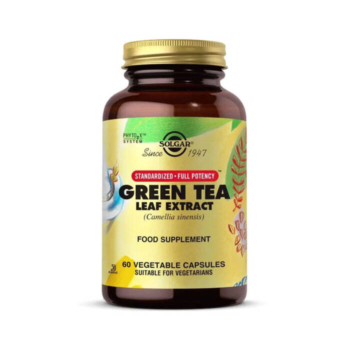 Solgar Green Tea Leaf Extract 60 Bitkisel Kapsül - 1