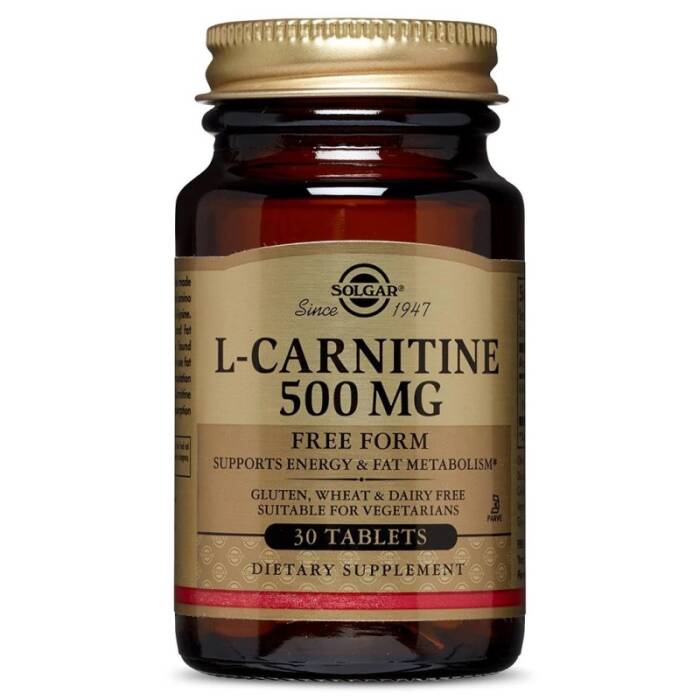 Solgar L-Carnitine 500 mg 30 Tablet - 1