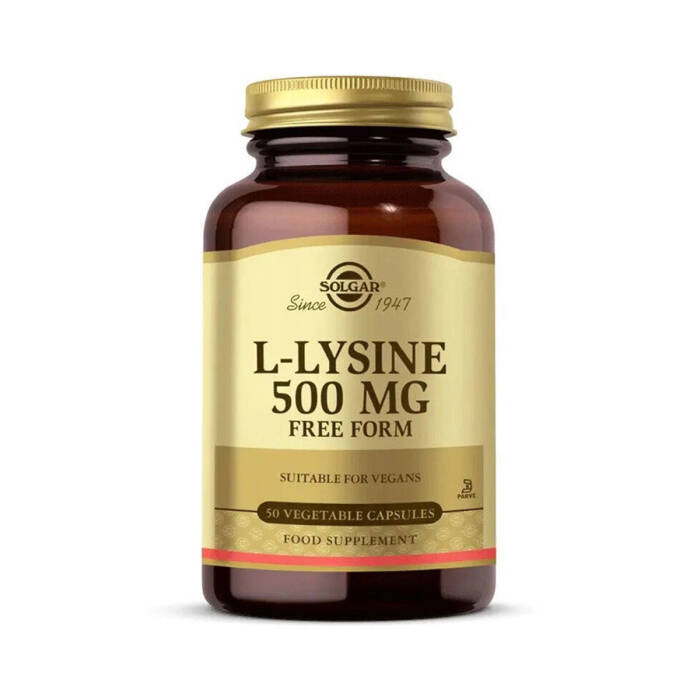 Solgar L-Lysine 500 mg 50 Bitkisel Kapsül - 1