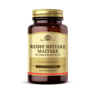 Solgar Reishi Shiitake Maitake Mushroom Extract 50 Bitkisel Kapsül - Solgar