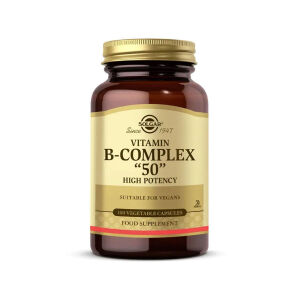 Solgar Vitamin B Complex 50 mg 100 Kapsül - Solgar