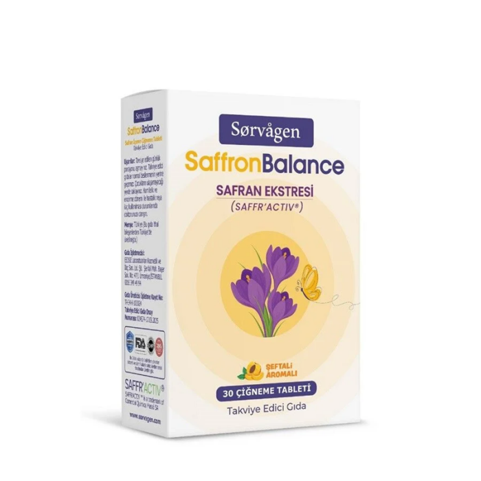 Sorvagen SaffronBalance Safran 30 Çiğneme Tableti - 1
