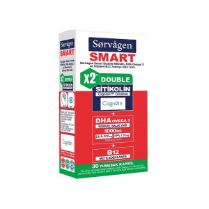 Sorvagen Smart Double Sitikolin DHA ve Omega 3 30 Yumuşak Kapsül - Sorvagen