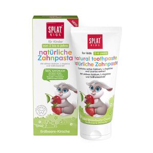 Splat Kids Çilek-Kiraz Tadında 2-6 Yaş Arası Doğal Diş Macunu 50 ml - Splat