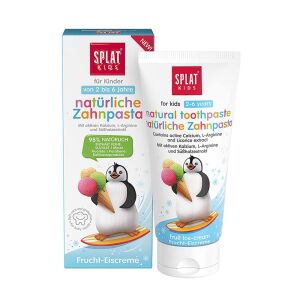Splat Kids Meyveli Dondurma Tadında 2-6 Yaş Arası Doğal Diş Macunu 50 ml - Splat
