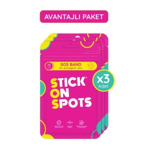 Stick on Spots SOS Band 15 Adet x 3 Adet - Stick on Spots