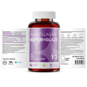 Suda Collagen Super Glaze NMN + NADH + COLLAGEN 60 Gummy - 2
