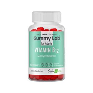 Suda Vitamin Gummy Lab Vitamin B12 For Adults Portakal Aromalı 60 Gummies - Suda