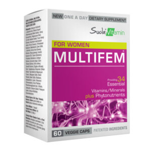 Suda Vitamin Multifem For Women Multivitamin 60 Bitkisel Kapsül - Suda