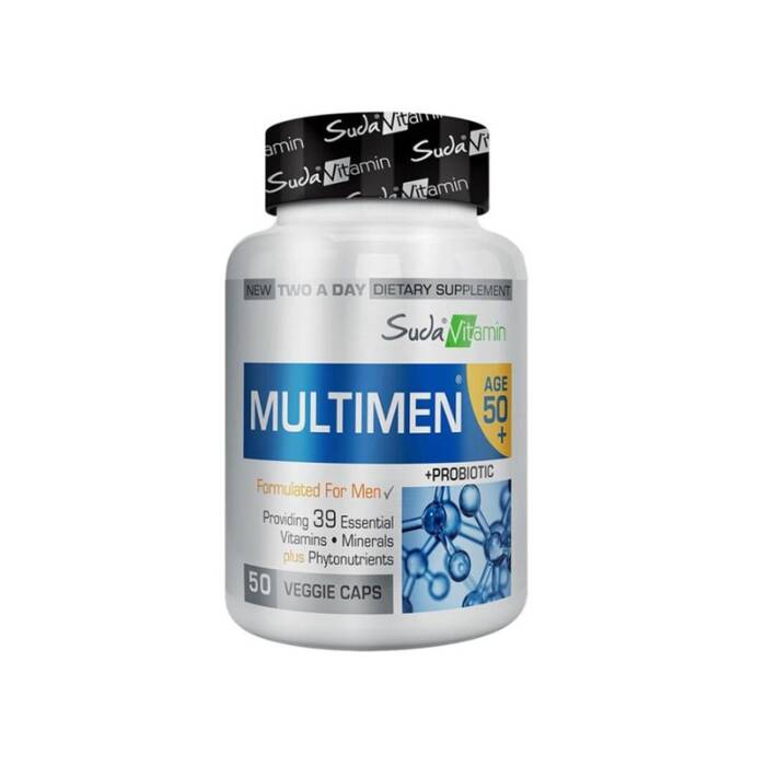 Suda Vitamin Multimen 50+ 50 Bitkisel Kapsül - 1