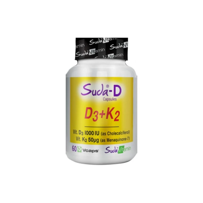 Suda Vitamin Suda-D D3+K2 Takviye Edici Gıda 60 Kapsül - 1