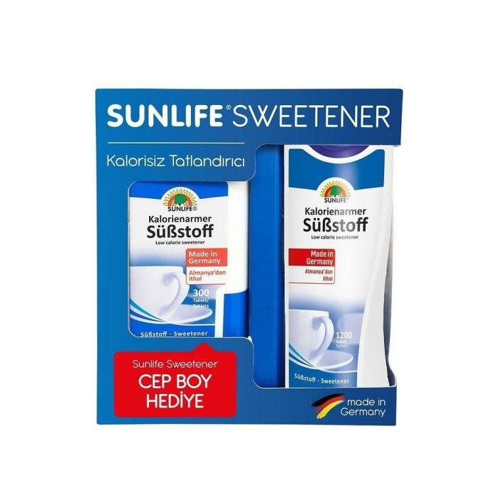 Sunlife Sweetener Tatlandırıcı 1200 Tablet + 300 Tablet - 1