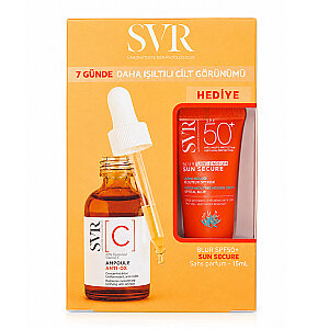 SVR Ampoule Antio-Ox Vitamin C Konsantre Serum 30 ml + Sun Secure Blur SPF50+ 15 ml Hediye - SVR