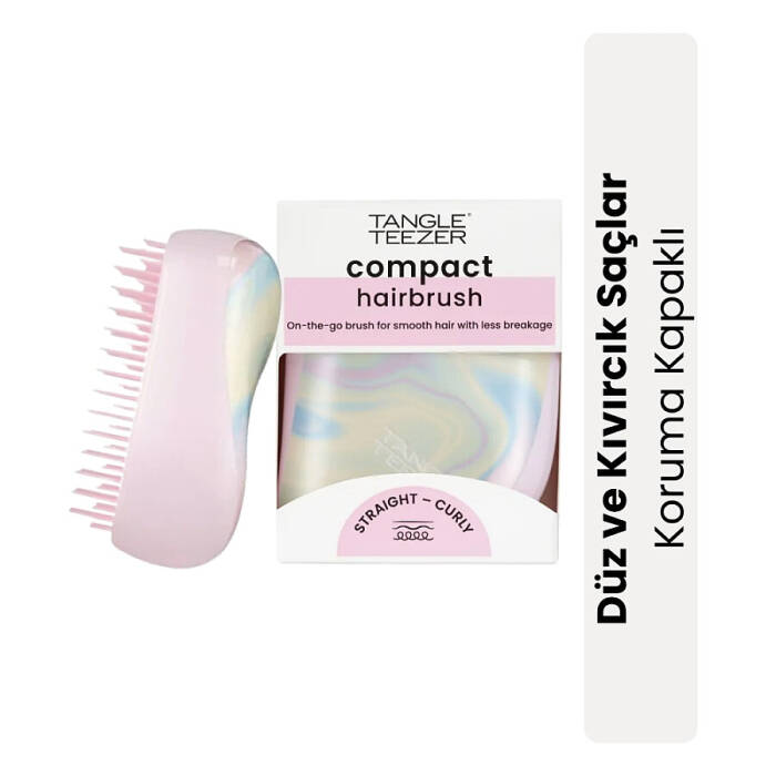 Tangle Teezer Compact Styler Ice Cream Swirl Saç Fırçası - 1