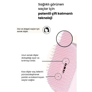 Tangle Teezer Compact Styler Ice Cream Swirl Saç Fırçası - 4