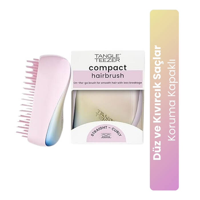 Tangle Teezer Compact Styler Matte Ombre Chrome Saç Fırçası - 1