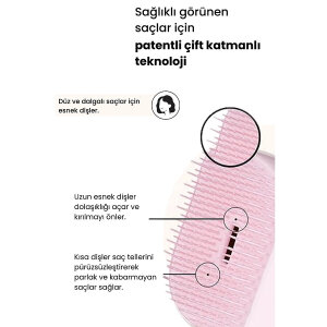 Tangle Teezer Compact Styler Matte Ombre Chrome Saç Fırçası - 5