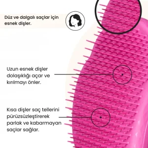 Tangle Teezer Original Detangling Brush Fine & Fragile Berry Bright Saç Fırçası - 4