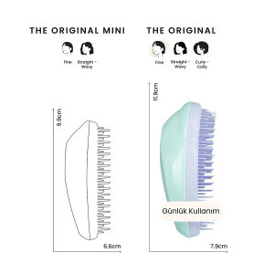 Tangle Teezer Original Fine Fragile Mint Lilac Saç Fırçası - 4