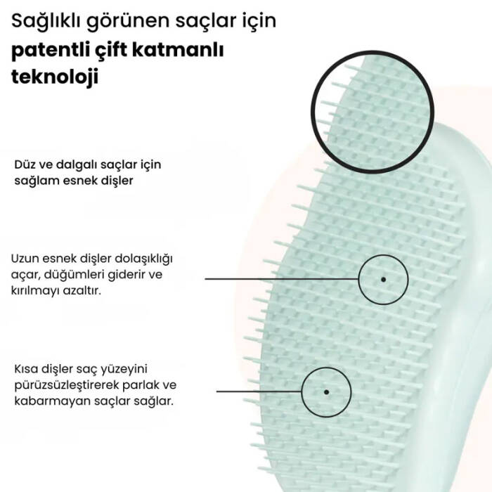 Tangle Teezer Original Ice Blue Saç Fırçası - 2