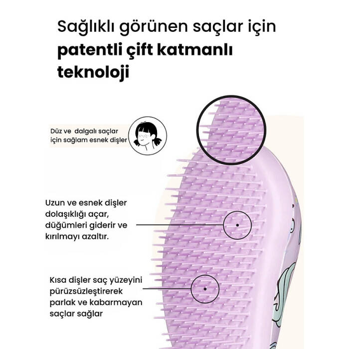 Tangle Teezer Original Mini Unicorn Multi Çocuk Saç Fırçası - 5