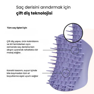 Tangle Teezer Scalp Brush Lilac Masaj ve Saç Fırçası - 3