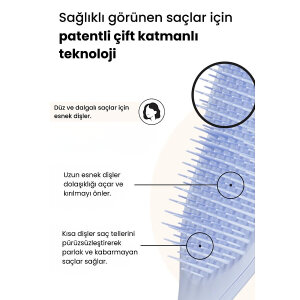 Tangle Teezer The Ultimate Detangler Mini Digital Lavender Saç Fırçası - 5