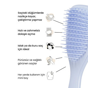 Tangle Teezer The Ultimate Detangler Mini Digital Lavender Saç Fırçası - 6